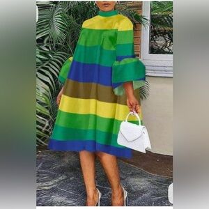 STYLEWE Elegant Long Sleeve Dress in Classic Black